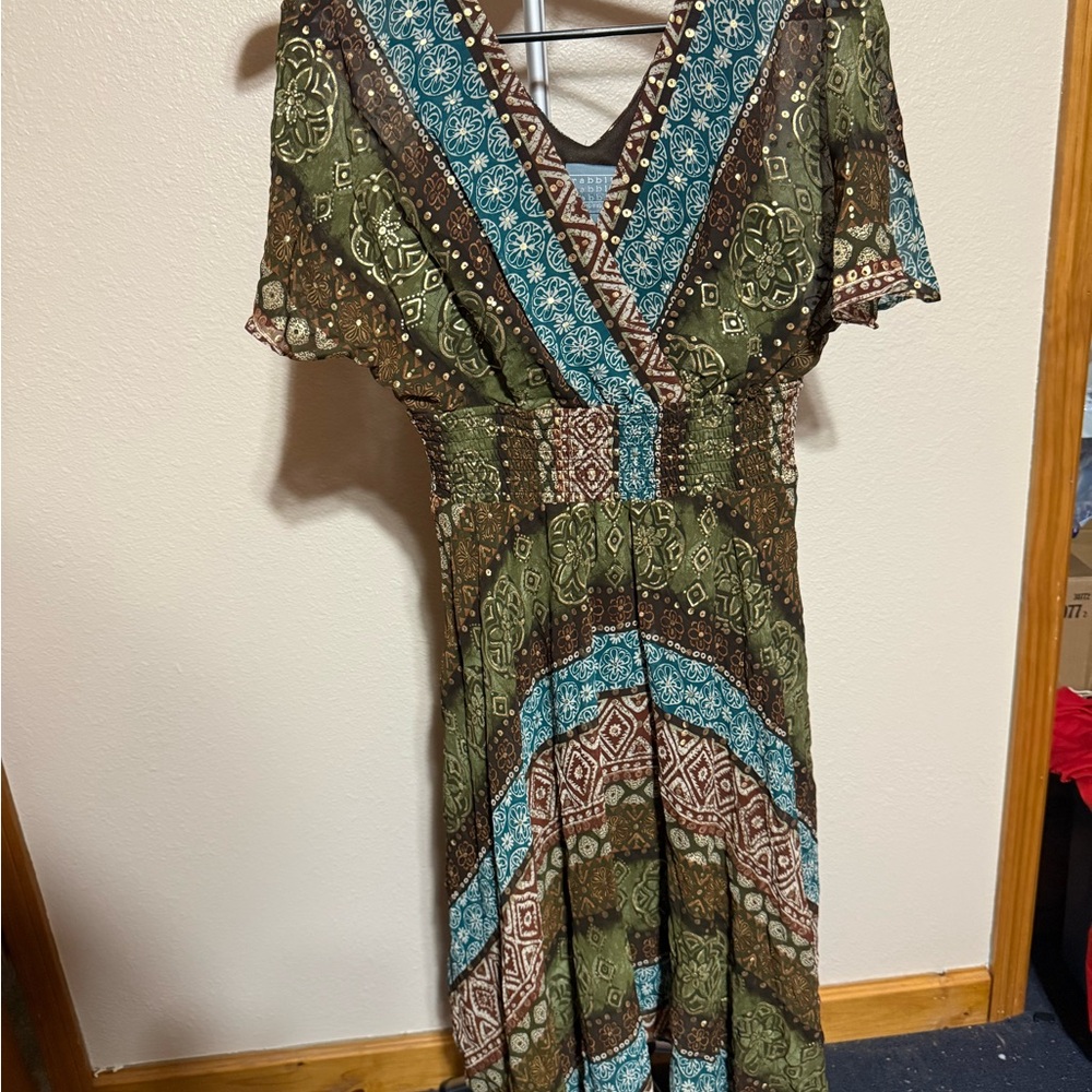 Rabbit Rabbit Rabbit‎ Earthy Tones Maxi Dress